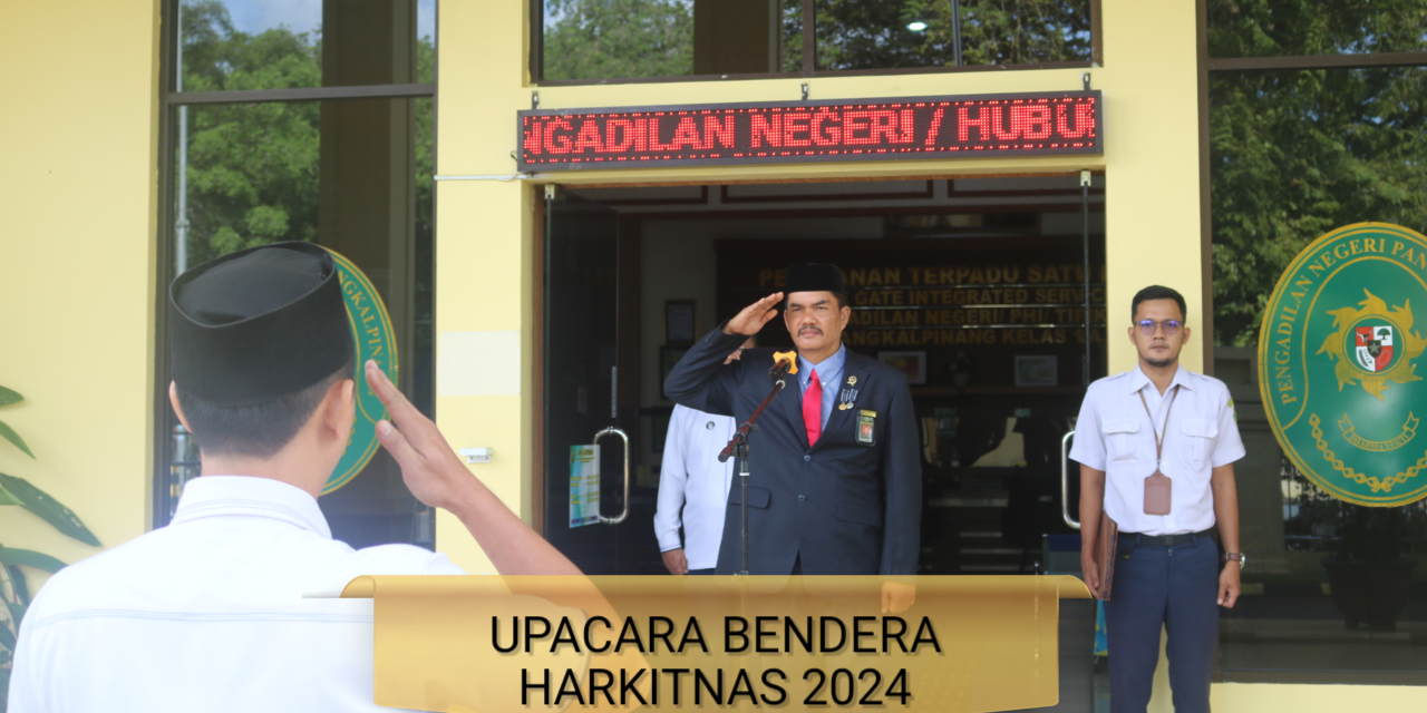 Upacara Bendera Hari Kebangkitan Nasional Ke 116 Tahun 2024