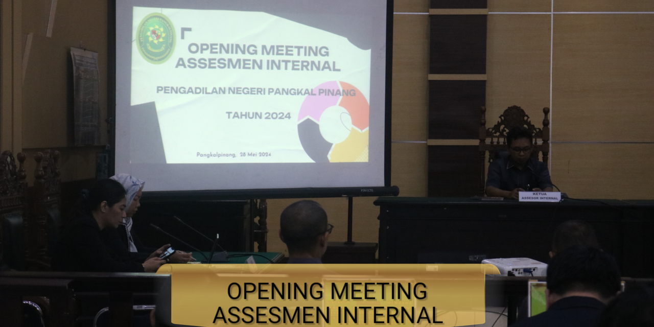 Opening Meeting Assesmen Internal